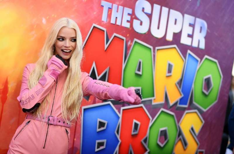 US actress Anya Taylor-Joy voices Princess Peach in Universal's 'The Super Mario Bros. Movie'