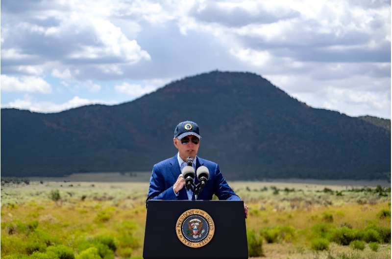 US President Joe Biden signed a new national monument into existence in Arizona, protecting a wide swath of lands surrounding th