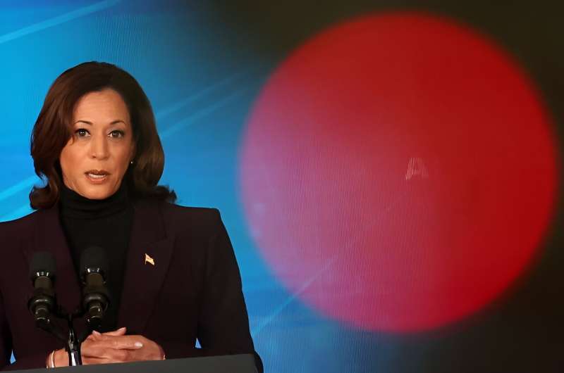 US Vice President Kamala Harris urged collaboration as AI develops