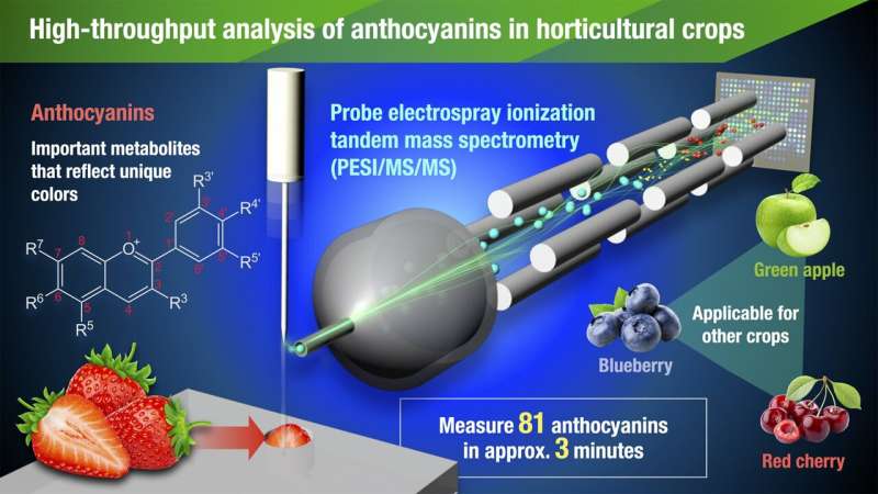 Using a new technique, PESI/MS/MS, to analyze the nutritional compounds in crops