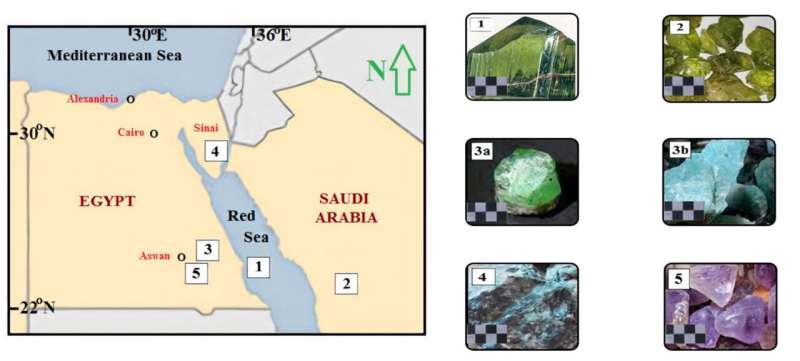 Using gemstones' unique characteristics to uncover ancient trade routes