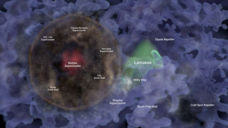 Vast bubble of galaxies discovered, given Hawaiian name