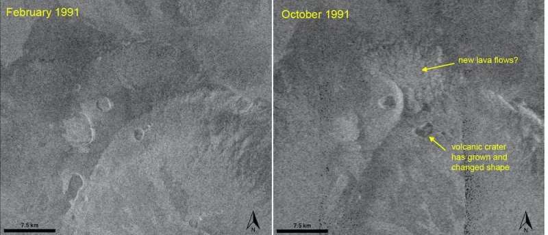 Venus: prueba de volcanes activos, por fin