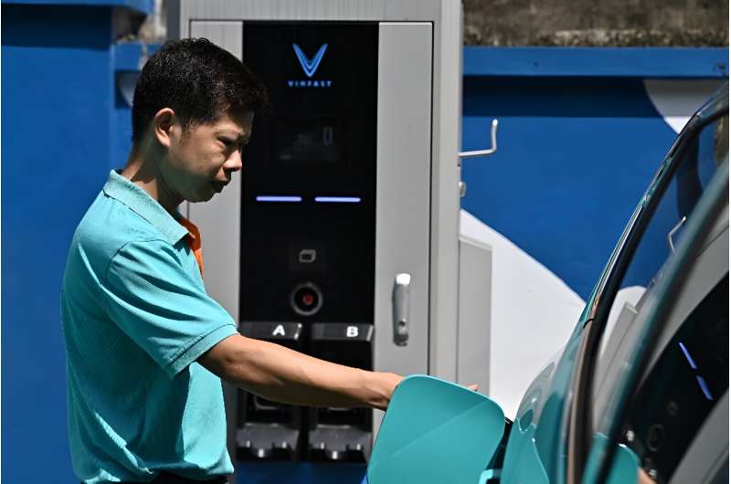 VinFast faces a challenge of selling electric vehicles in a country where charging infrastructure is underdeveloped