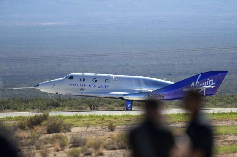 Virgin Galactic's first space tourists finally soar, an Olympian and a mother-daughter duo