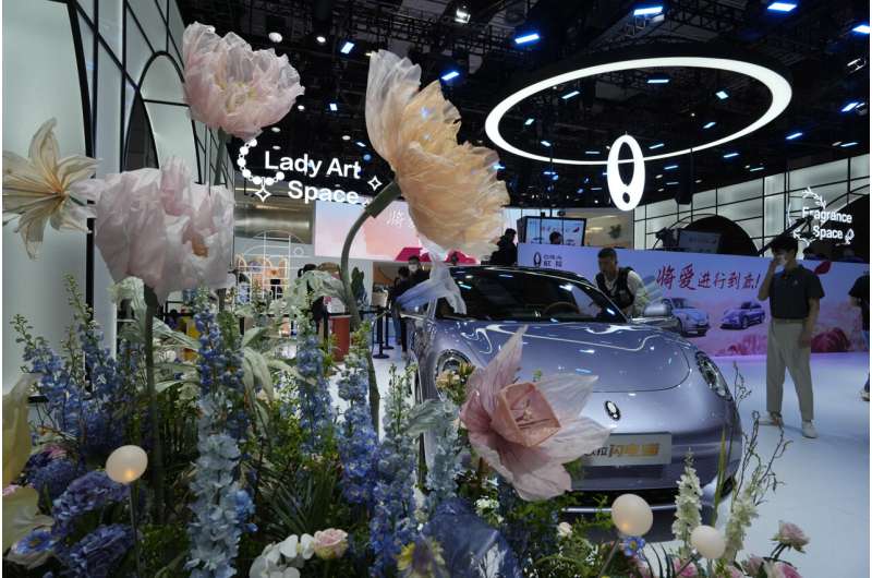 Volkswagen unveils electric luxury sedan at China auto show