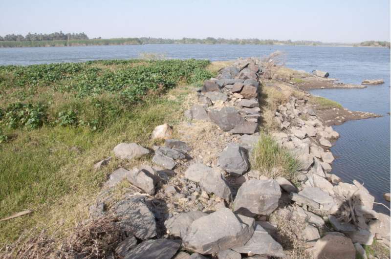 Walls along River Nile reveal ancient form of hydraulic engineering