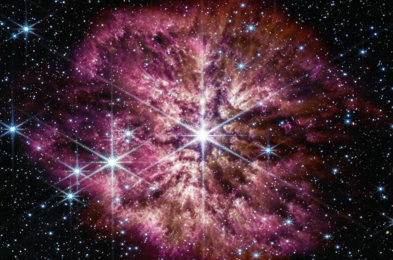 Webb captures rarely seen prelude to a supernova