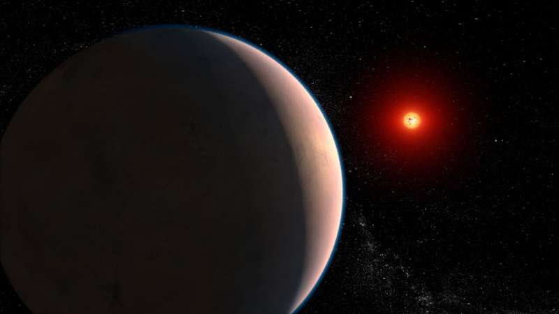 Webb finds water vapor, but is itfrom a rocky planet or its star?
