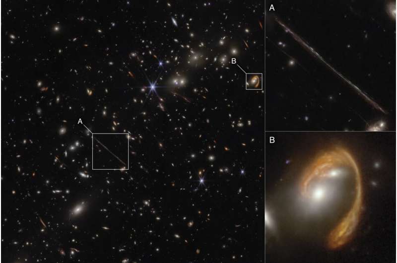 Webb spotlights gravitational arcs in 'El Gordo' galaxy cluster