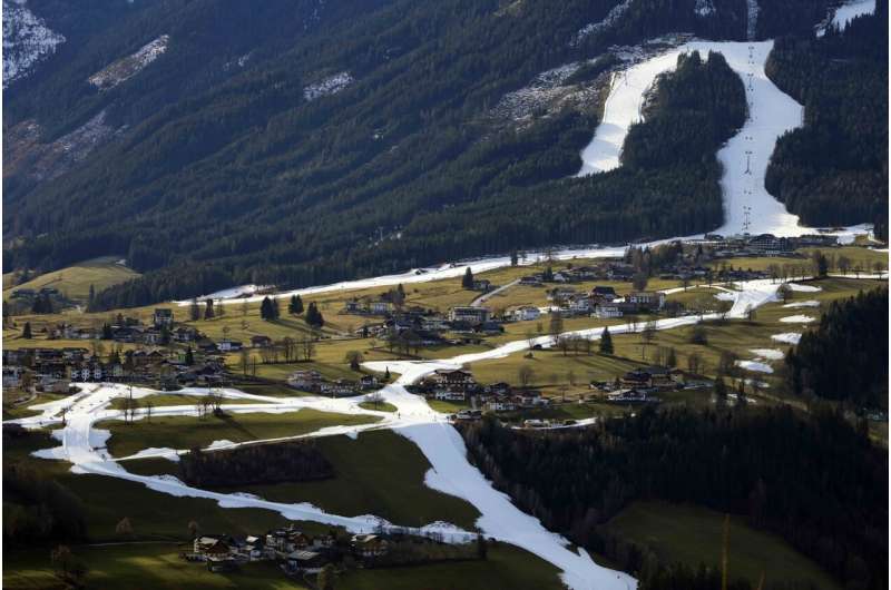 Where's the snow? Climate change affects ski racing season
