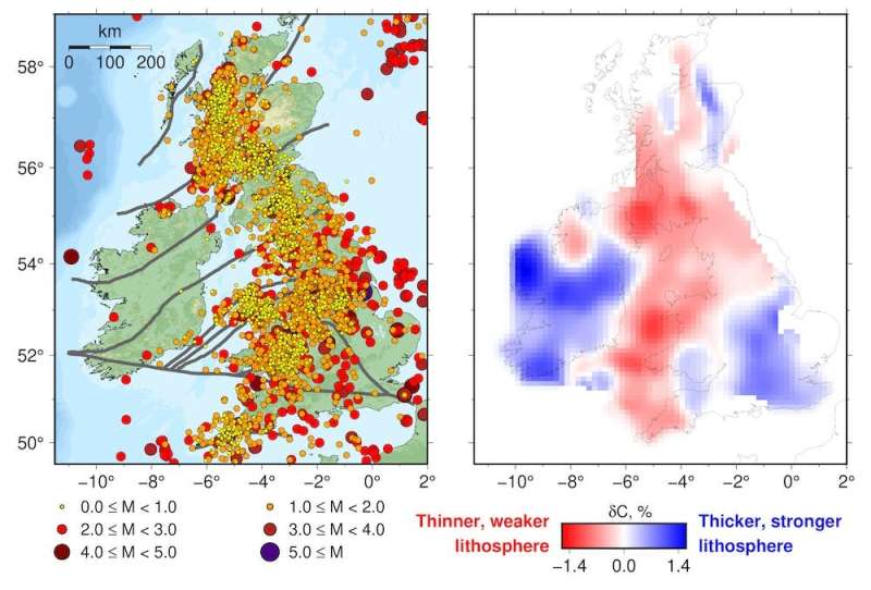 Why earthquakes happen all the time in Britain but not in Ireland