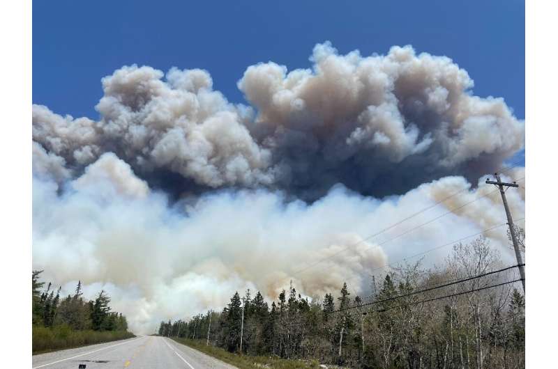 Wildfires in Canada have generated record CO2 emissions