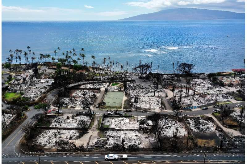 Wildfires that devasted Lahaina, Hawaii in August prompted conspiracy theories online