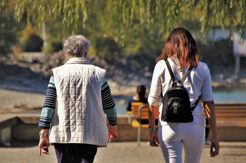  older women walking