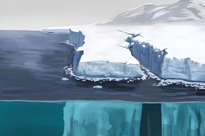 80 mph speed record for glacier fracture helps reveal the physics of ice sheet collapse