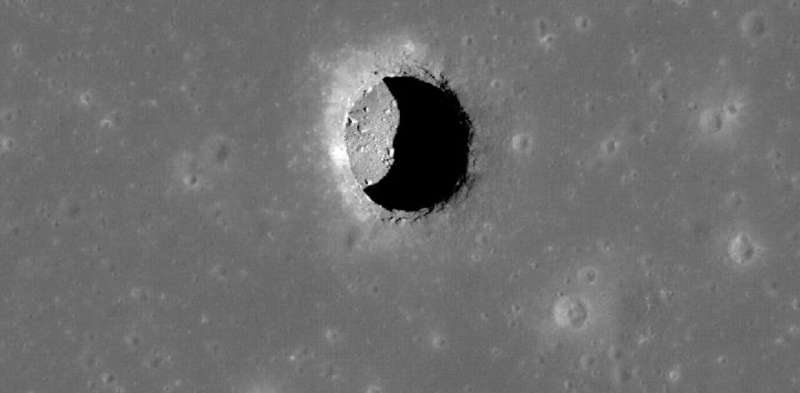 A cave discovered on the moon opens up new opportunities for settlement by humans