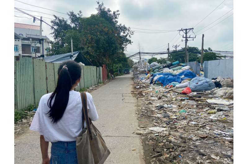 A large percentage of European plastic sent to Vietnam ends up in nature