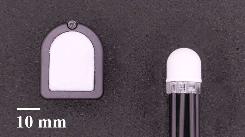 A miniaturized vision-based tactile sensor based on fiber optic bundles