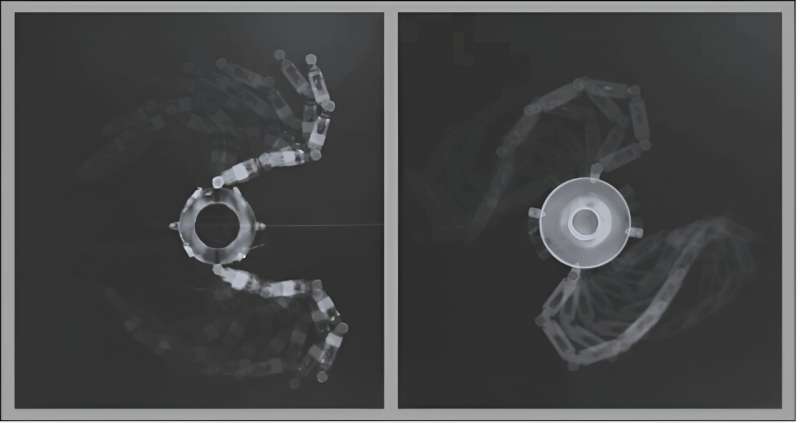 A new robotic platform to reproduce and study complex ciliary behavior