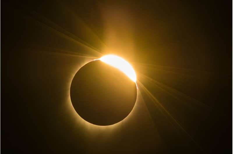 A total solar eclipse will be seen across the United States in April 2024 -- this was a view of the 2017 eclipse in Oregon