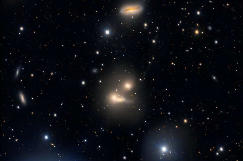 A triumph of galaxies in three new images from the VST