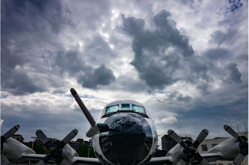 A WP-3D Orion aircraft, nicknamed 'Kermit,' has been flying into the powerful hurricanes since the 1970s, but the turboprop has been refurbished with state-of-the-art meteorological equipment