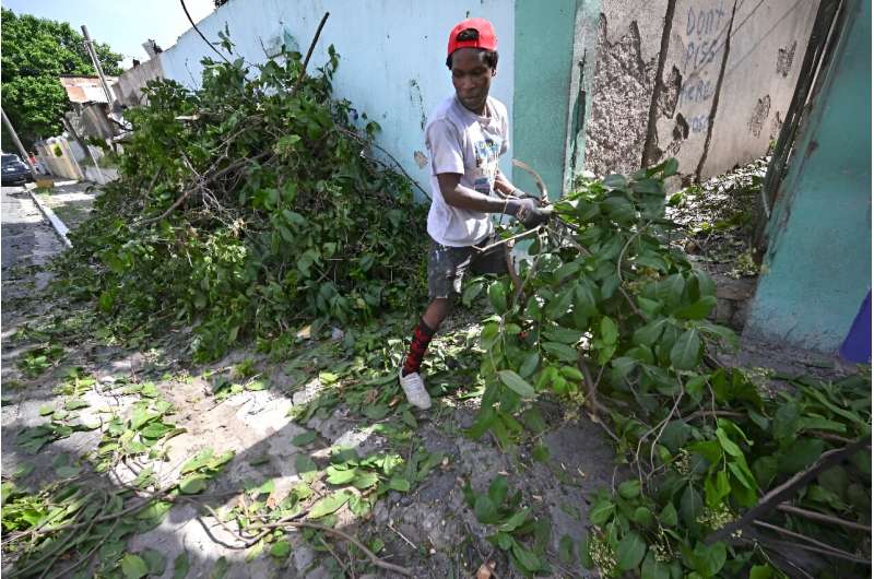Across Jamaica, emergency response preparations were underway