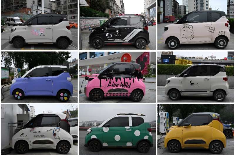 Affordable EVs with cheerful designs are bringing a touch of colour to China's overlooked cities