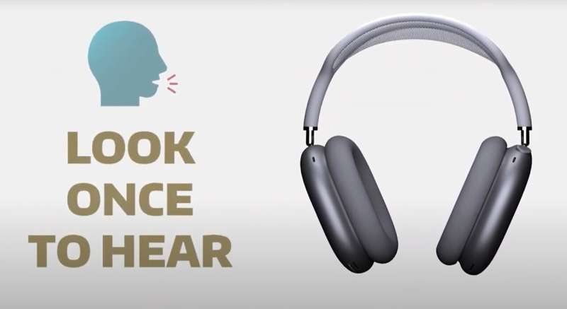 AI headphones let wearer listen to a single person in a crowd by looking at them just once
