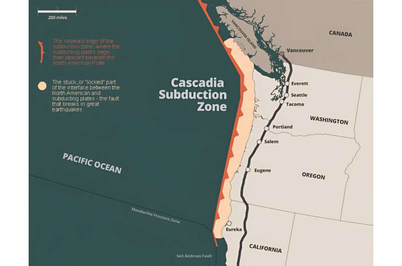 Un algorithme soulève de nouvelles questions sur les enregistrements des tremblements de terre à Cascadia