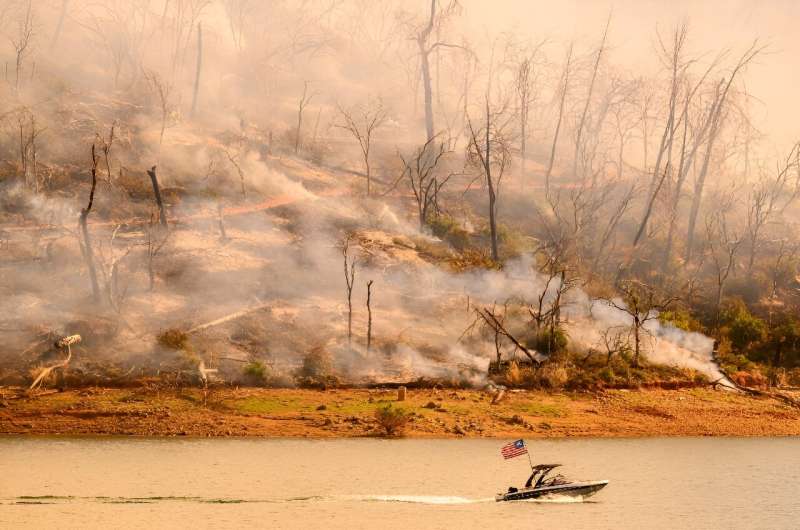 An out-of-control fire in northern California has promoted warnings for thousands of people to flee
