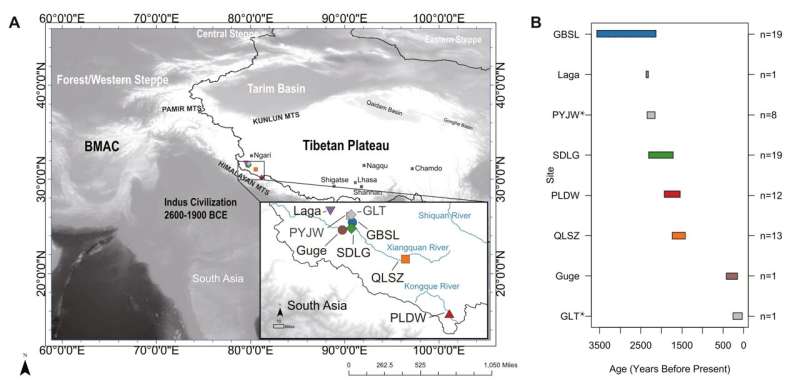 Ancient DNA study reveals population history of Western Tibetan Plateau