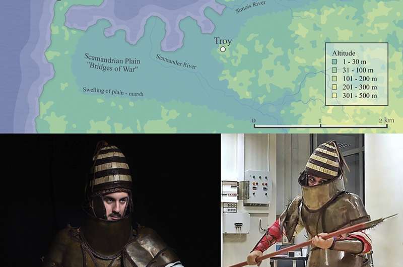 Ancient Mycenaean armor tested by Marines and pronounced suitable for extended combat
