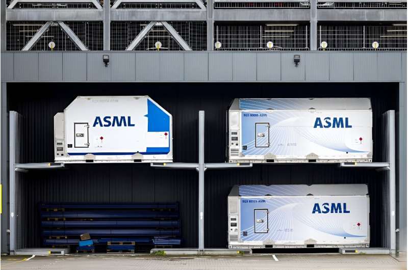 ASML produces cutting-edge machines used to make semiconductors