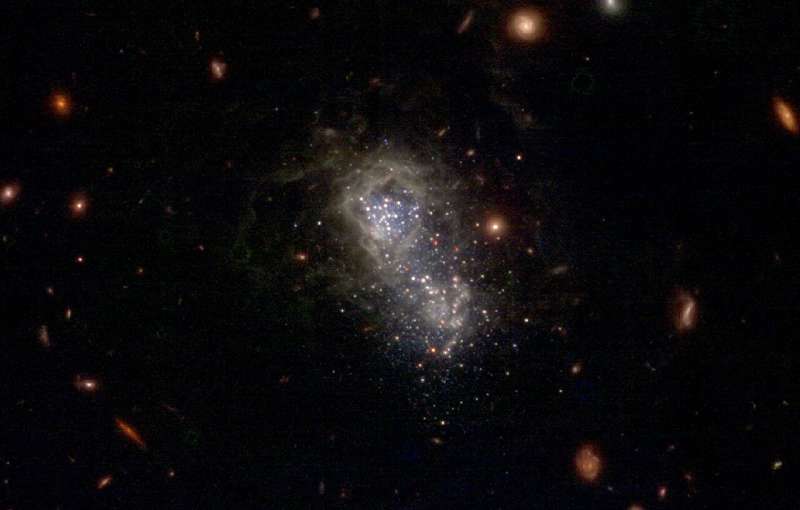 Astronomers explore stellar populations of an extremely metal-poor dwarf galaxy
