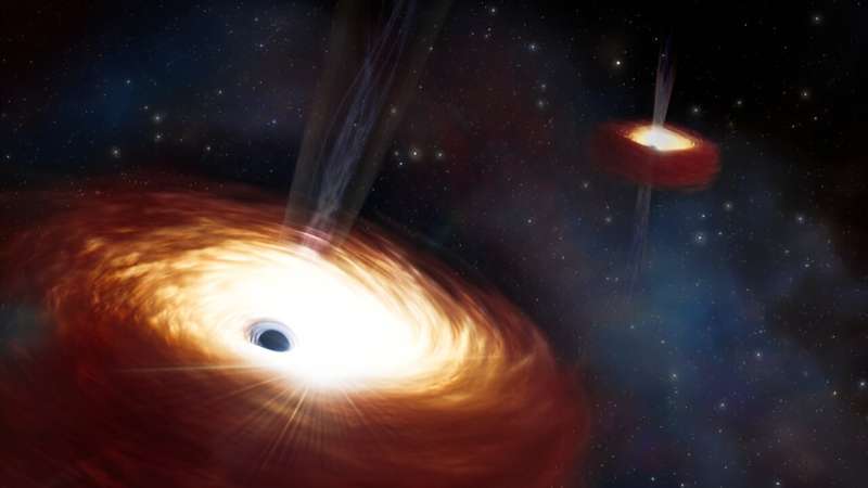 Los astrónomos han medido el par de agujeros negros más pesado jamás encontrado