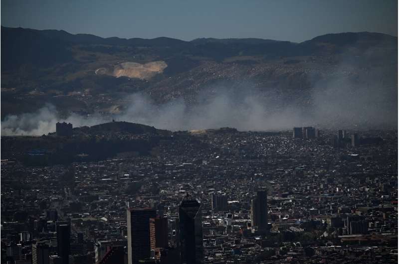 Authorities have warned of a 'significant deterioration' in air quality in Bogota