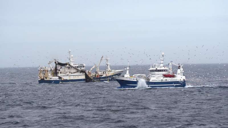 Brexit-induced spatial restrictions reveal alarming increase of fishing fleet's carbon footprint
