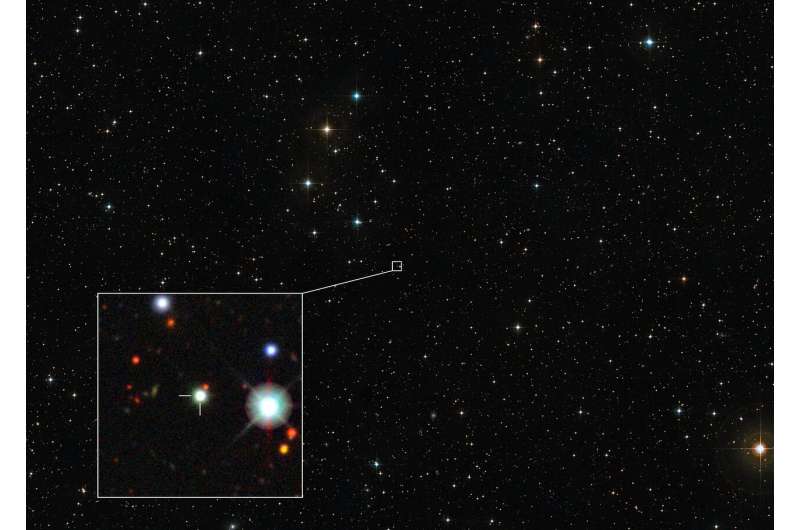 Brightest and fastest-growing: astronomers identify record-breaking quasar