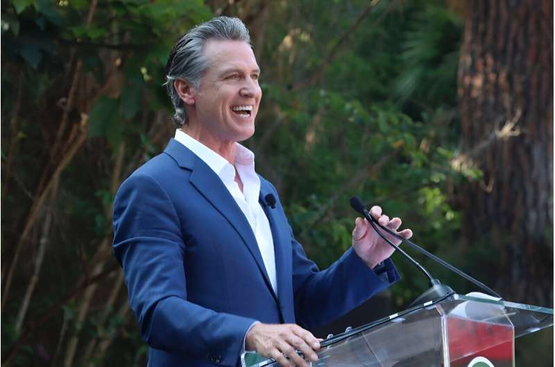 California Governor Gavin Newsom celebrated the 'panda mania' and declared August 8 as 'Panda Day' in California