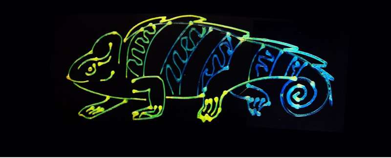 Chameleons inspire new multicolor 3D-printing technology