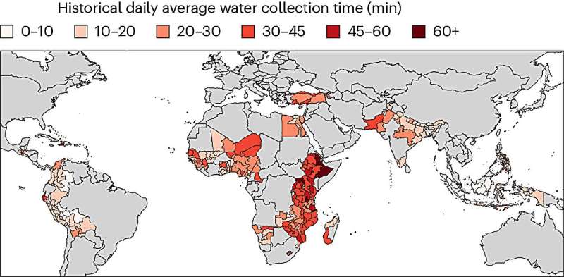 Climate change makes it harder for women to collect water in South American and Southeast Asian regions