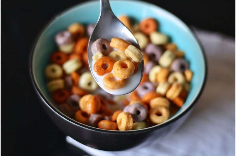 coloured cereal