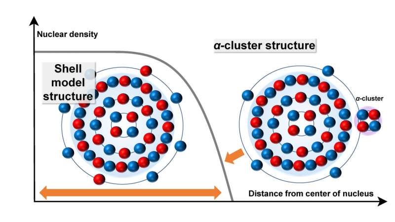 Come closer: titanium-48's nuclear structure changes when observed at varying distances