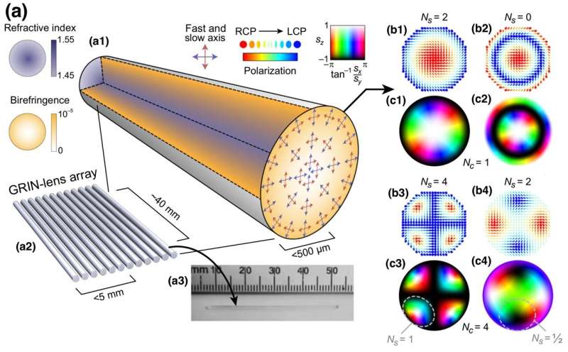 Complex topological skyrmions from a "needle"
