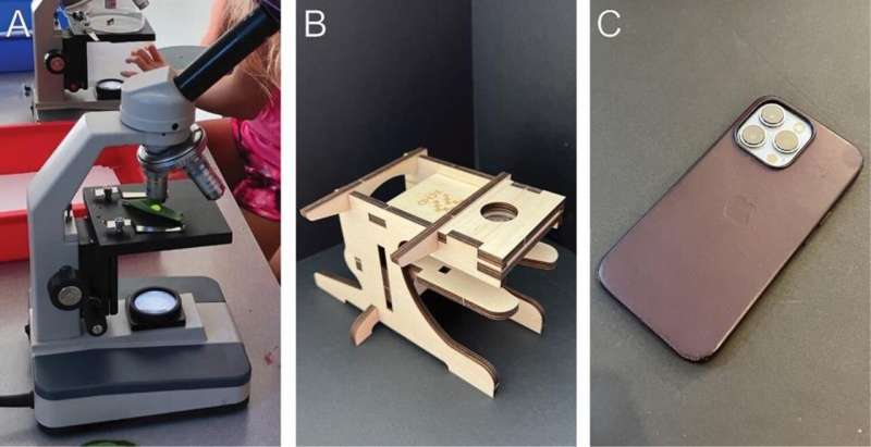 Could iPhones replace microscopes in early STEM education?
