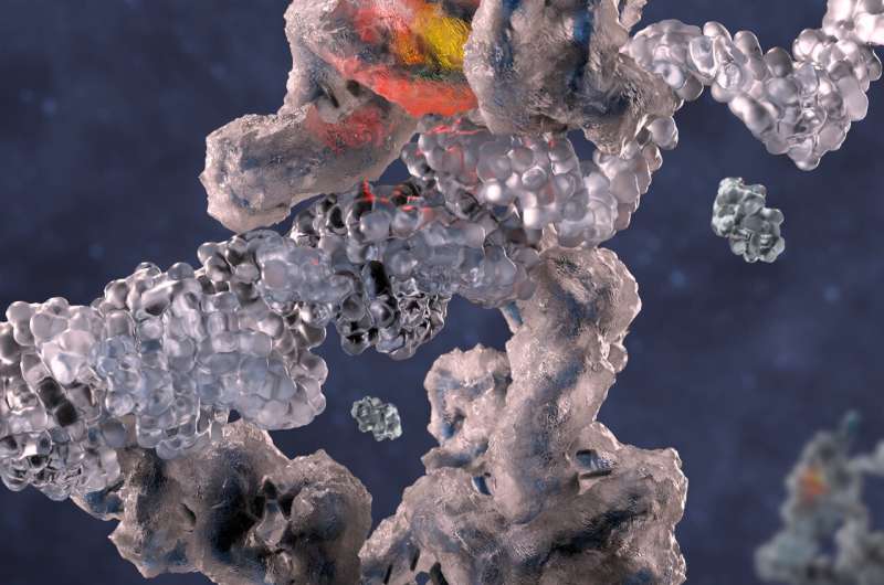 Cryo-microscopy reveals nano-sized copy machine implicated in origin of life
