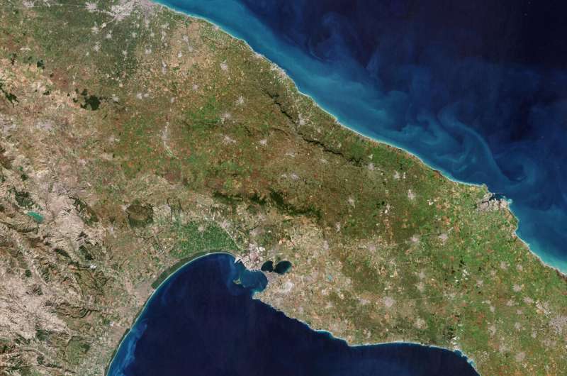 Earth from Space: Heel of Italy