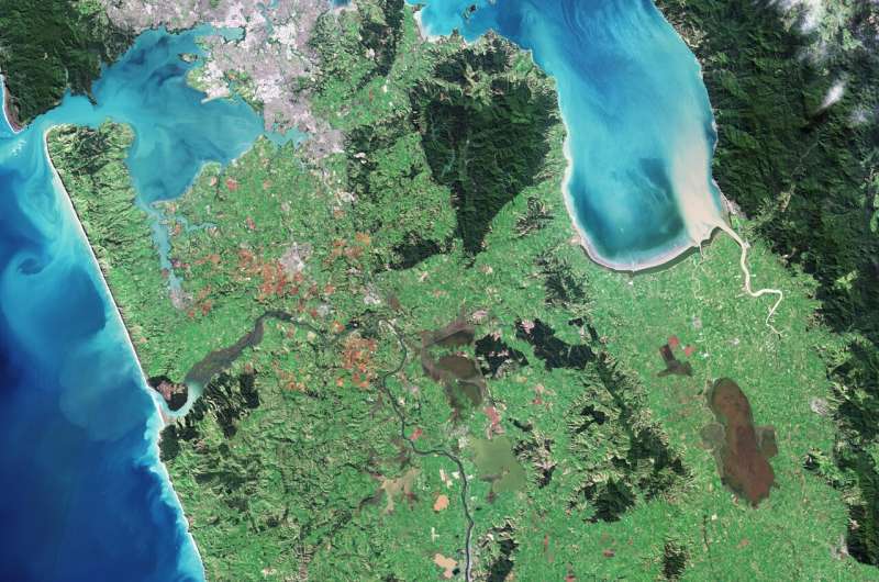 Earth from Space: New Zealand's North Island